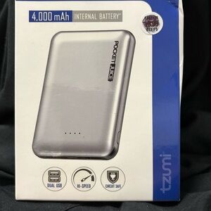 Pocket Juice Slim Pro Silver Charger